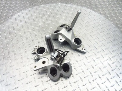 2004 03 04 Ducati Multistrada 1000DS OEM Front Foot Rests Pegs Brackets Lot - Image 1 of 4