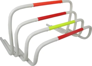 Football Mini Plastic Lightweight PVC Colour Hurdles Set Sports Agility - Picture 1 of 1