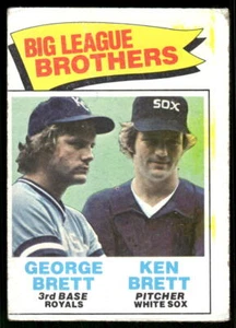 1977 Topps #631 George Brett / Ken Brett - Picture 1 of 2