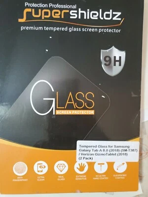 2 Pack) Supershieldz Designed for Samsung Galaxy Tab A 8.0 inch (2018) (SM-T387 - Image 1 of 4