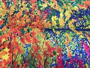 4 yd. Timeless Treasures Fabrics Patt.#Nature-C 6185 Beautiful Fall Colors - Picture 1 of 3