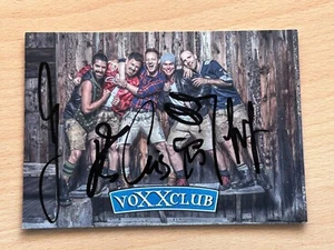 Tarjeta de autógrafo voXXclub #7509 - Imagen 1 de 1