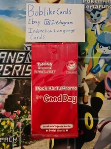 Pokemon TCG Indonesia Good Day Kopi Promo pack sealed Charizard Pikachu Arcanine - Picture 1 of 12