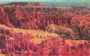 Boat Mountain Bryce Canyon Utah Vintage Cromo PC - Imagen 1 de 2