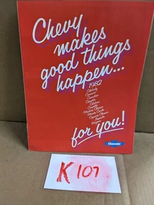 1977 CHEVROLET CELEBRITY, CAMARO, CAVALIER, ECT. SALES BROCHURE, ORIGINAL - Picture 1 of 9