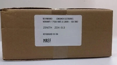 Combo reproductor de DVD VCR Zenith ZDX-313 restaurado de fábrica con 1 año de garantía Foto 1 de 4