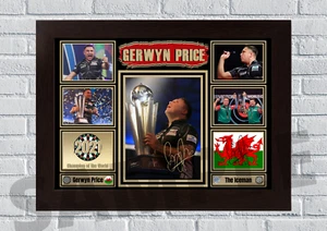 Gerwyn Price The Iceman PDC Darts A4/A3 Print Memorabilia/Sammlerstück signiert 204 - Bild 1 von 1