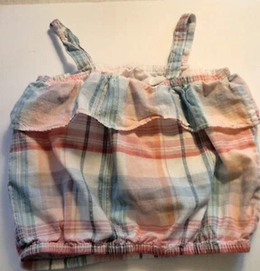 Cat & Jack Girls Fun Summer Top Size M(8) Lining 100% Cotton Shell 99% Cotton - Picture 1 of 6