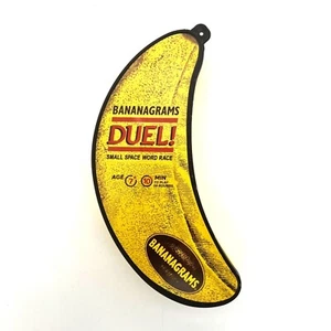 Bananagrams Duel! Small Space Word Race Game Letter Cubes Theme Cards Brand New - Picture 1 of 8