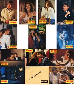 Pretty Woman complete German lobby card set 12 AHF Richard Gere, Julia Roberts