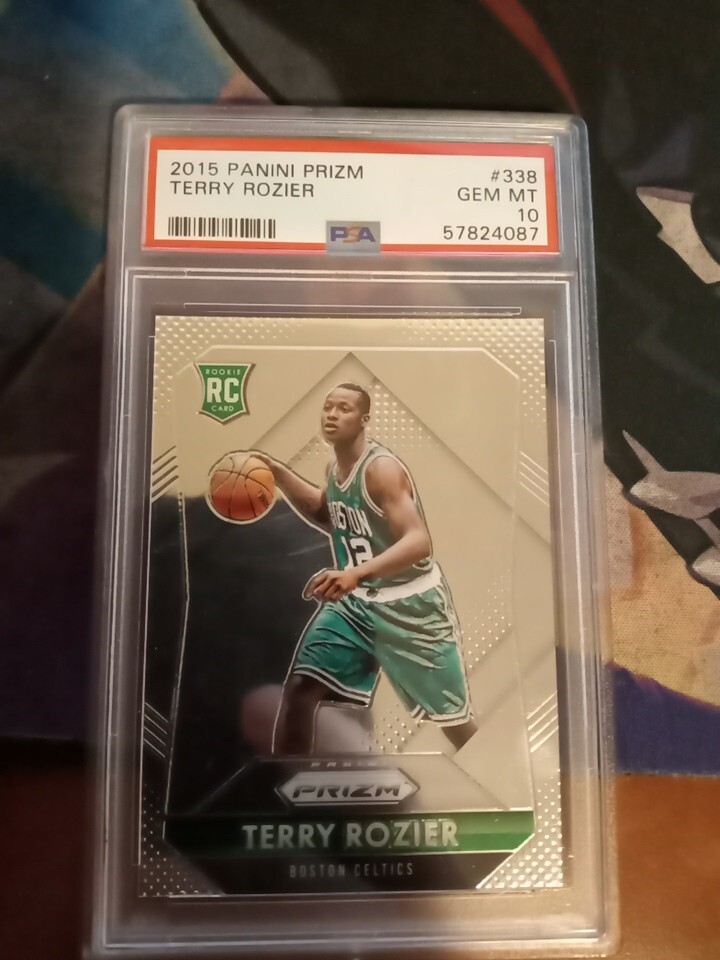 2015 Panini Prizm Terry Rozier Prizm	Celtics Rookie Card #338 PSA 10 Gem Mint