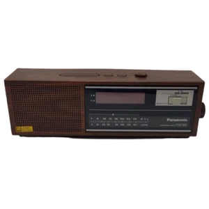 Radio d'epoca Panasonic AM FM orologio con sveglia RC-6070 testata LEGGI - Foto 1 di 10