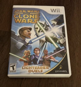 Star Wars: The Clone Wars - Lightsaber Duels (Nintendo Wii, 2008) - Picture 1 of 3