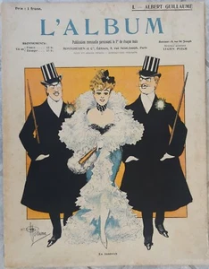 Les Maîtres de la Caricature 1902 L'Album Albert GUILLAUME Revues satiriques - Picture 1 of 4