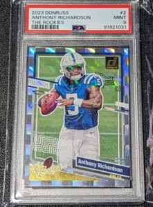 2023 Panini Donruss ANTHONY RICHARDSON Rookie PSA 9 MINT "The Rookies" Colts RC - Picture 1 of 2