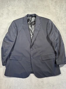 Baroni Couture Blazer Mens 48R Navy Blue Super 150s Wool Suit Coat Two Button - Picture 1 of 11