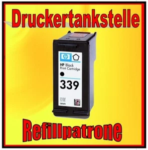 Refill HP 339 Photosmart 2575 2610 2710 8050 8150 8450 8750 D5160 Pro B8350 30ml - Bild 1 von 2