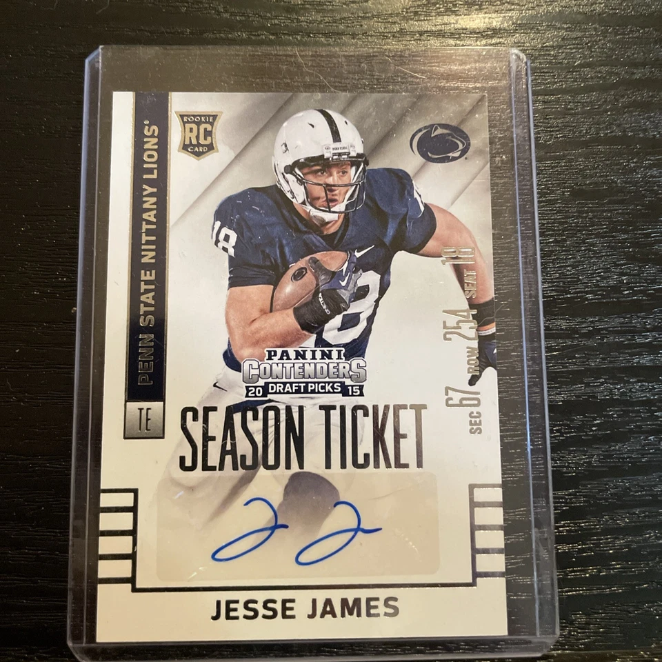 2015 Panini Contenders Draft Picks - Autographs #197 Jesse James (AU, RC) - Image 1 of 2