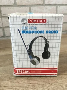 Radio Auriculares AM/FM Vintage POMTREX "Edición Especial" (Incorporado) MN 120-12346 - Imagen 1 de 12