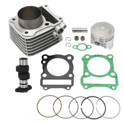 Kit de eixo de comando 150cc Big Bore cilindro pistão upgrade para KAWASAKI KLX125 2003-09 - Imagem 1 de 4