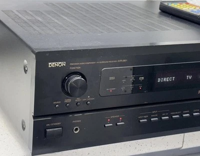 Denon AVR-2801 Receiver HiFi Stereo 5.1 Channel Home Theater Audiophile Phono AV - Image 1 of 4