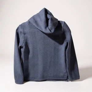 Suéter Pullover J Crew Azul Espiga Tejido Cuello Alto Para Mujer Talla S - Imagen 1 de 9