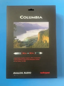 Audioquest 1M Columbia RCA to RCA Interconnect Cables - Picture 1 of 4