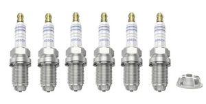 Porsche Spark Plugs x 6 Bosch Fits Boxster 986 2.7 S 3.2 911 996 3.4 3.6 Carrera - Picture 1 of 7