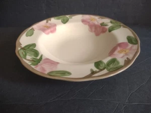 Cuencos de fruta/sopa franciscanos "rosa del desierto" de colección 8,5" x 1,5" florales D5A - Imagen 1 de 5