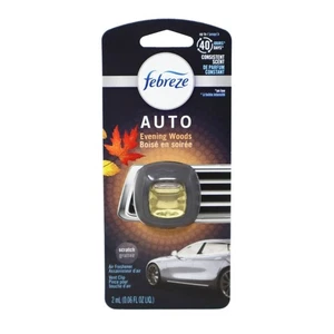 Febreze Clip di sfiato per auto deodorante per aria, legno da sera, 1 numero - Foto 1 di 2
