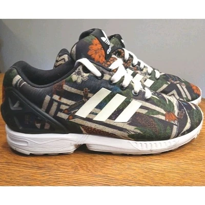 Tenis Adidas Camuflados ZX Flux Ortholite Atléticos Con Cordones Torsión Talla 8 Foto 1 de 4