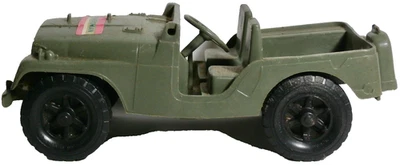 DE COLECCIÓN TEE-MEE #739 PLÁSTICO VERDE ESCALA 1/16 WILLYS EJÉRCITO DE ESTADOS UNIDOS JEEP HECHO EN EE. UU. Foto 1 de 4