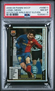 2008 PANINI WCCF INTERCONTINENTAL CLUBS WORLD BEST ELEVEN #WBE11 LIONEL MESSI - Picture 1 of 2