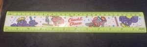 Chuck E Cheese 12 pulgadas un pie de colección 1990 regla de plástico Mr Munch raro amarillo - Imagen 1 de 4