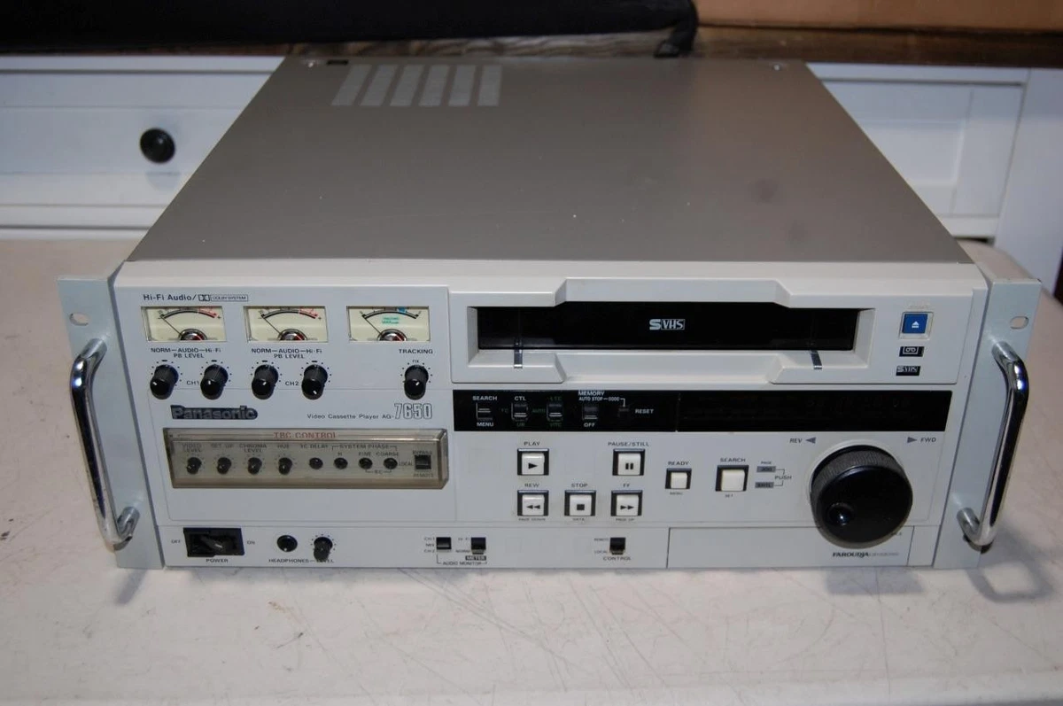 Panasonic AG Panasonic Super VHS Video Recorders & Players for