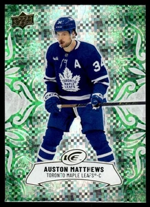 2024-25 Upper Deck Ice Emerald Green Auston Matthews Toronto Maple Leafs #51 - Bild 1 von 3
