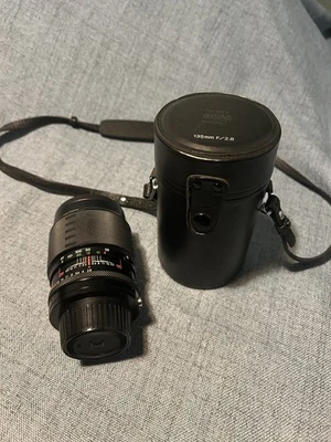SIGMA (for Olympus OM) PANTEL 135mm f/2.8 Lens   w/ Case     * Made in Japan * - Image 1 of 4