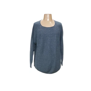 L.L. Pullover de algodón talla grande Bean Blue - Imagen 1 de 4