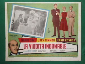 1959 DORIS DAY JACK LEMMON ERNIE KOVACS IT HAPPENED TO JANE MEXICAN LOBBY CARD 1