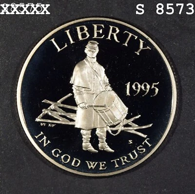 1995-S Civil War Commemorative Half Dollar "GEM PROOF" *Free S/H After 1st Item* - Image 1 of 2