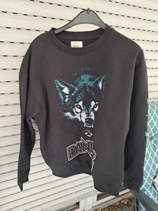 Sweat-Shirt Schwarz GrL Rebell mit Aufdruck - Bild 1 von 5