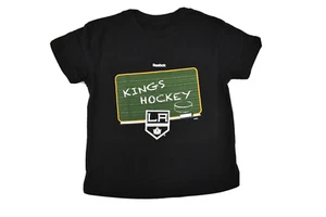 Little Boys NHL Los Angeles Kings Hockey Chalkboard Graphic Shirt New Sizes 4-7 - Picture 1 of 5