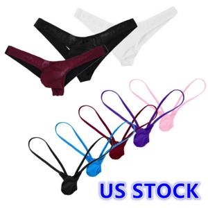 _Sexy Herren Low Rise Mini Tanga Unterwäsche Jockstrap G-String T-Back Slip - Bild 1 von 43