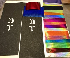 Dogtown Custom Cut Jessup Skateboard Griptape Black 12 x 33" Sheet Grip Tape DT