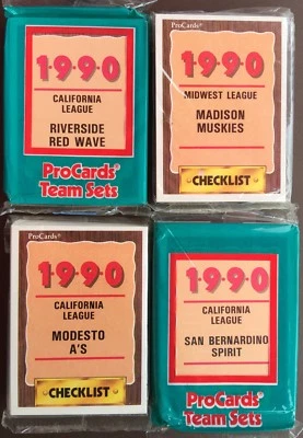 1990 ProCards RIVERSIDE (Padres)Minor League Complete UNOPENED Team Set B2018401 - Image 1 of 4