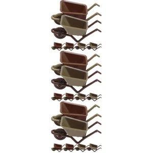 3 Count Mini Plastic Cart Child Micro Scene Childrens Wheelbarrow - Picture 1 of 8