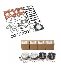 Pistons & Rings & Head Gasket Fit for Audi A3 Seat Skoda VW Golf Polo 1.2TSI - Picture 1 of 6