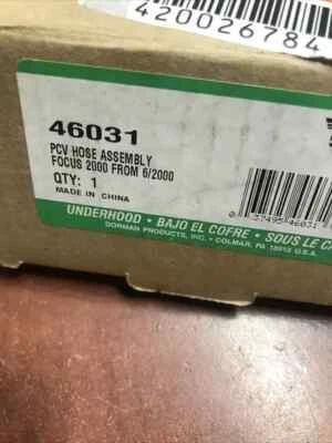 Dorman 46031 New Genuine Parts PCV Valve Tubing fits 2000 Ford Focus 2.0L-L4 Foto 1 de 3