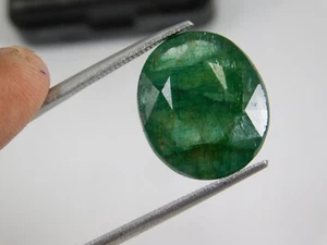 Certified 5.90 Ct Natural Oval Shape Colombian Green Emerald loose Gemstone - Picture 1 of 2