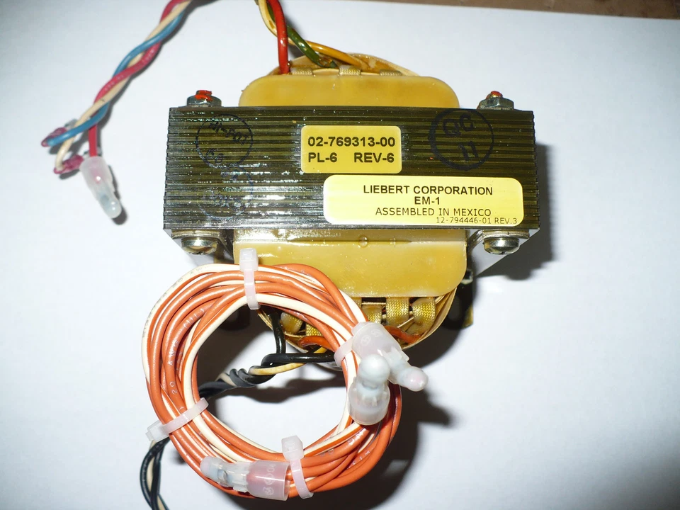 Liebert EM-1 02-769313-00 Transformer, 12-794446-01, Rev.6, Used  - Image 1 of 1